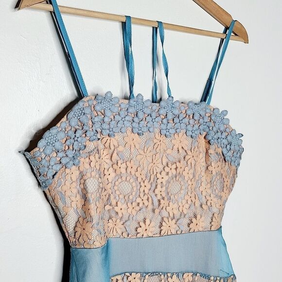 Foxiedox Anthro Lace Chiffon Dress Small NWTS - Picture 4 of 8